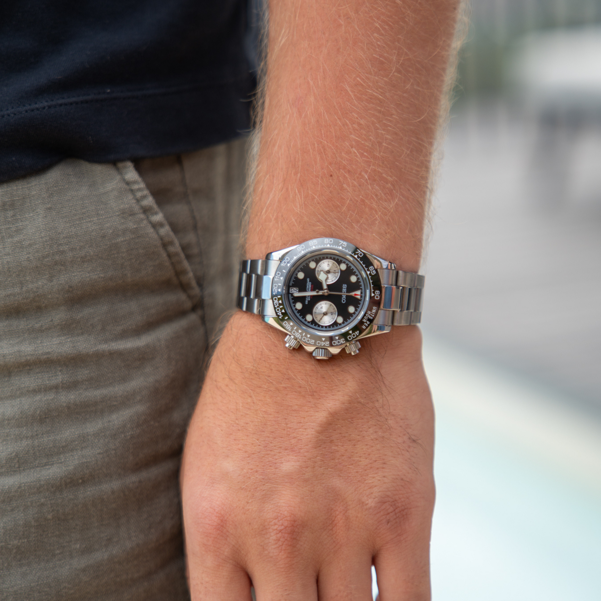 TUDEIKO Chrono Racing Black