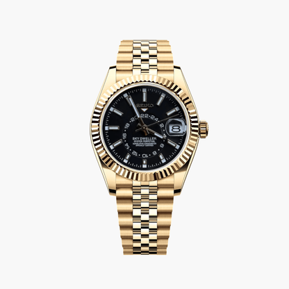 SeikoDweller Gold/ Black
