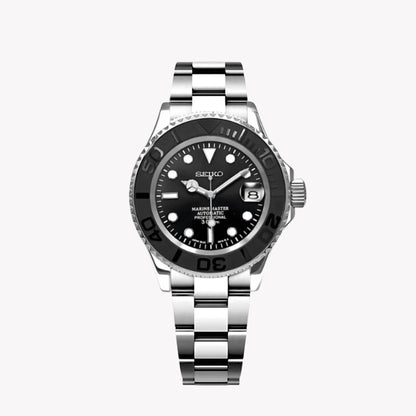 Seikomariner Black Rubber